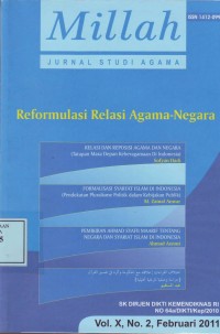 Image of Millah Jurnal Studi Agama