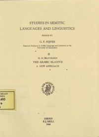 Image of Studies In Semitic Language and Linguistics