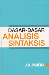 Image of Dasar-Dasar Analisis Sintaksis