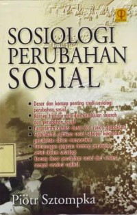 Image of Sosiologi Perubahan Sosial