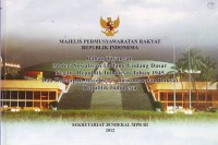 Image of Majelis Permusyawaratan Rakyat Republik Indonesia